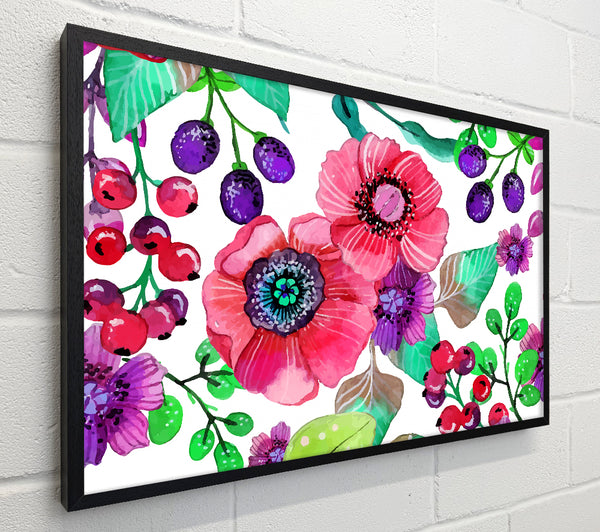 Poppies And Berries