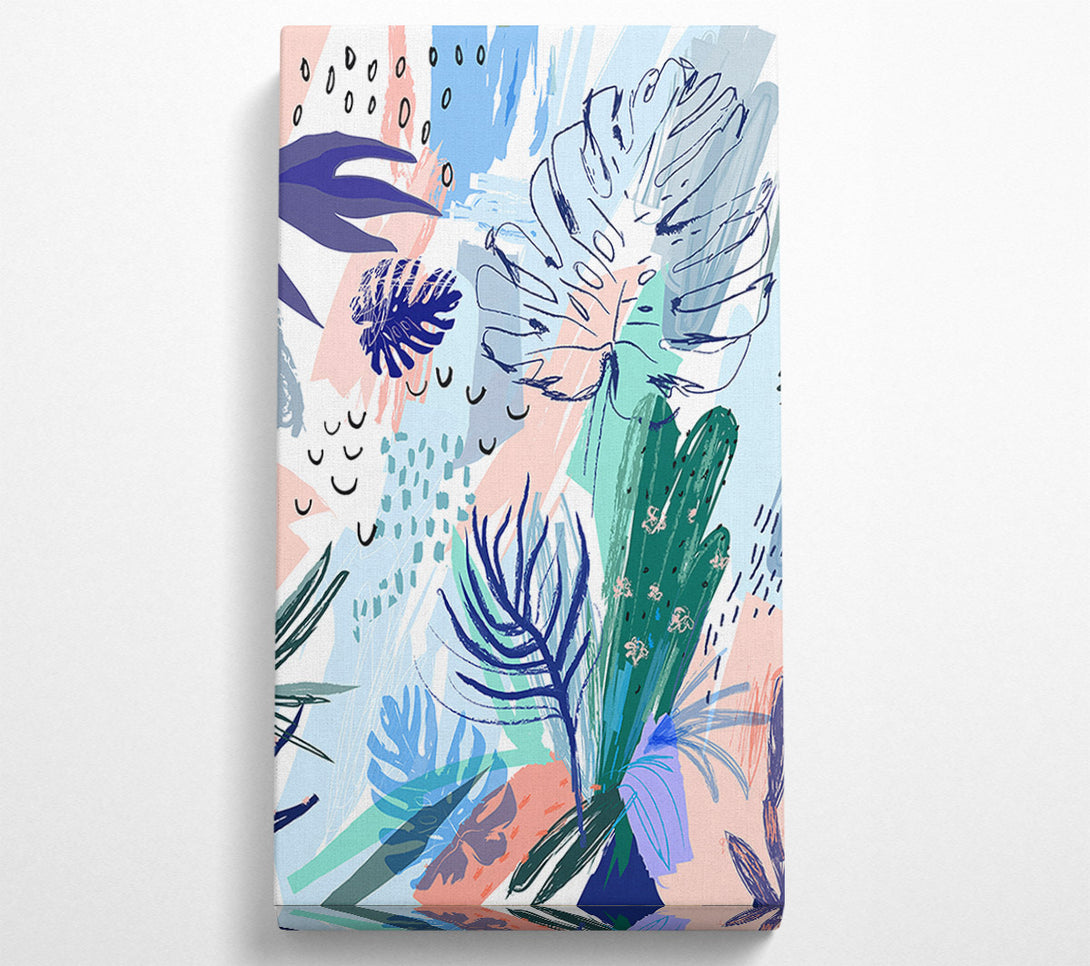  A Canvas Print of Jungle Abstract Canvas Print