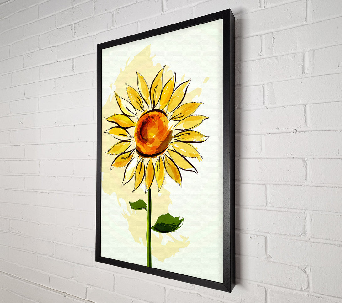  A Canvas Print of Sunflower Beauty Canvas Art