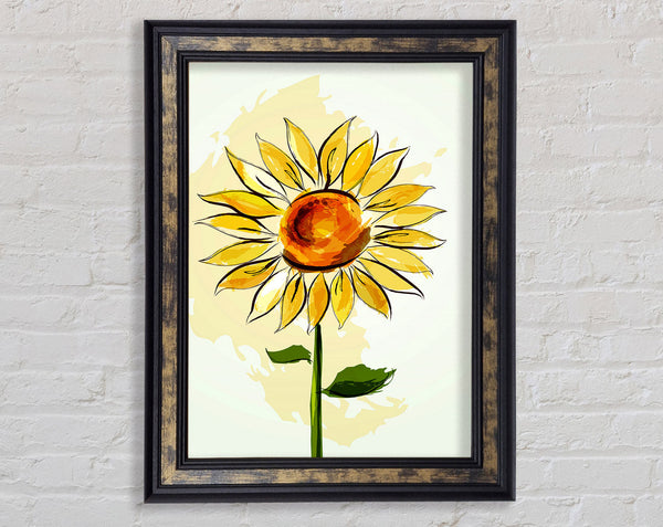 Sunflower Beauty Framed Print