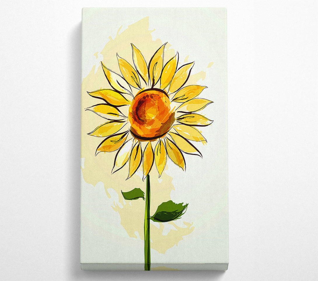  A Canvas Print of Sunflower Beauty Canvas Art