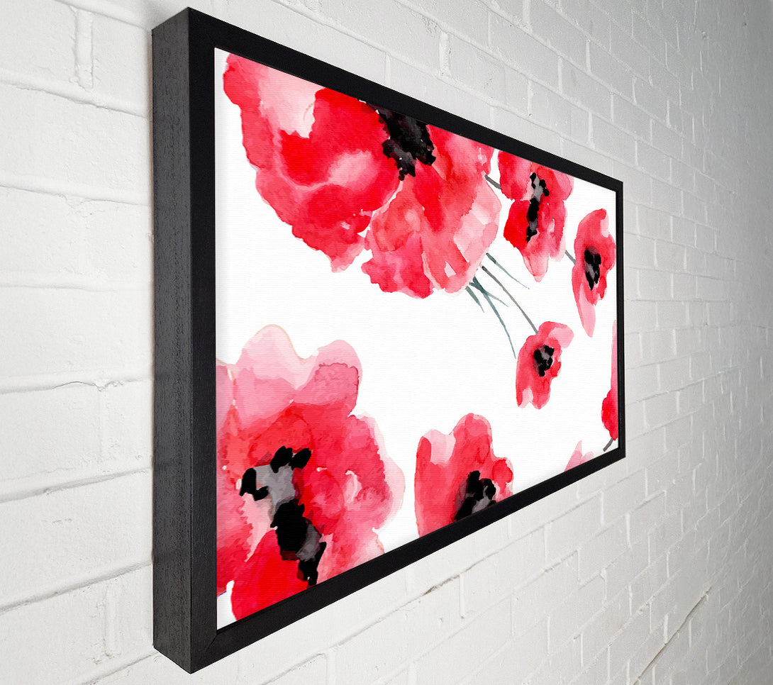  A Canvas Print of Just Poppies Canvas Art