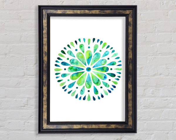 Petal Pattern Framed Print