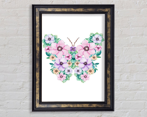 Butterfly Petals Framed Print