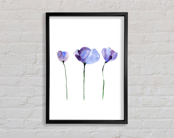 Periwinkle Before The Bloom Framed Print