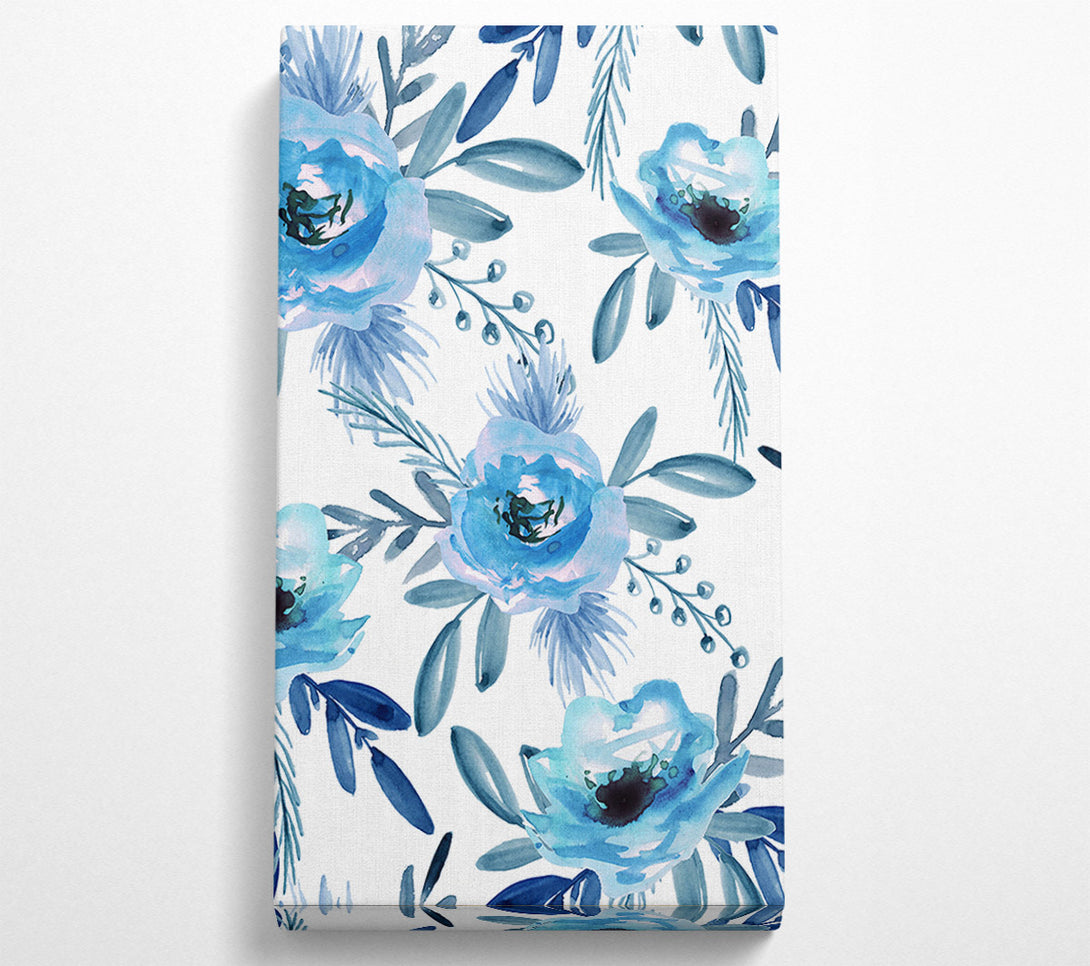  A Canvas Print of Blue Rose Bloom Canvas Print