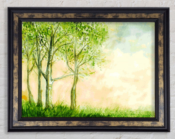 Green Dream Framed Print