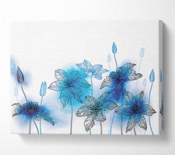  A Canvas Print of Just Blues Canvas Wall Art