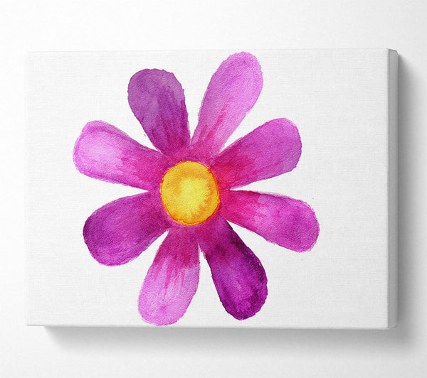 A Canvas Print of Pink Daisy Face Canvas Print