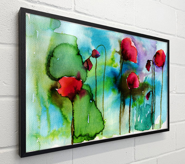 Watercolour Poppies