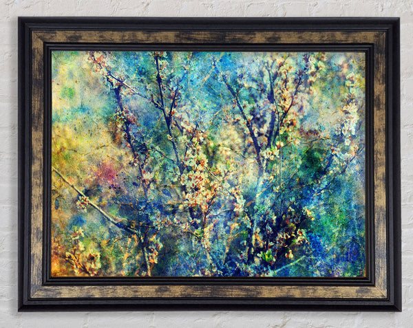 Cherry Tree Illusion Framed Print