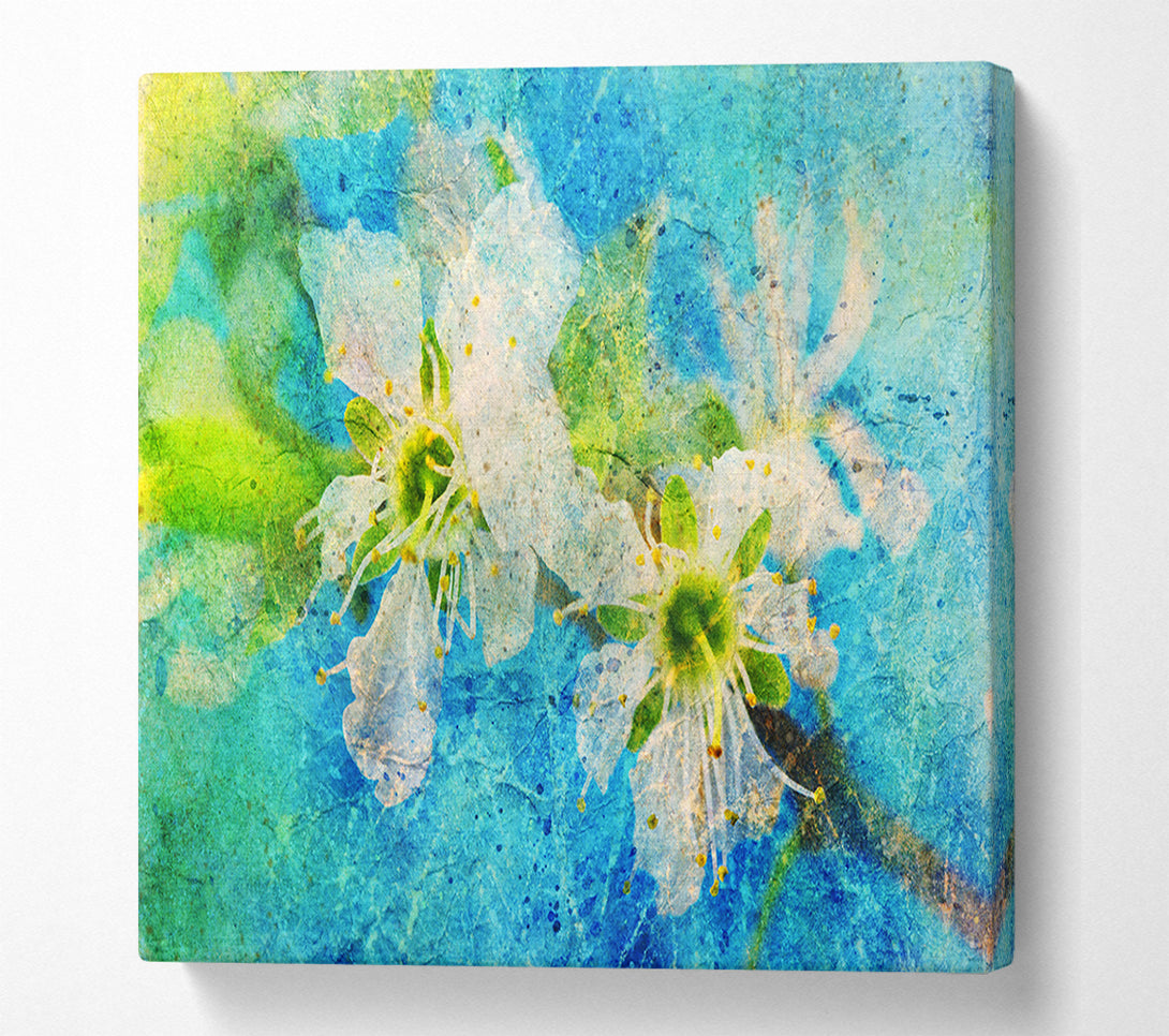 A Canvas Print of Cherry Apple Blossom Canvas Wall Art