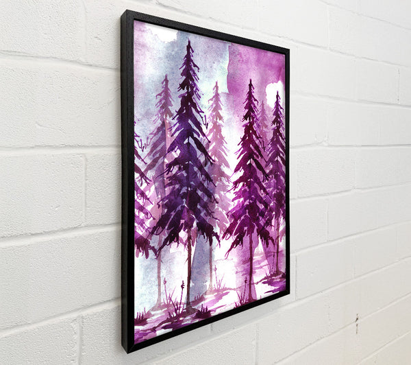 Purple Tree Line