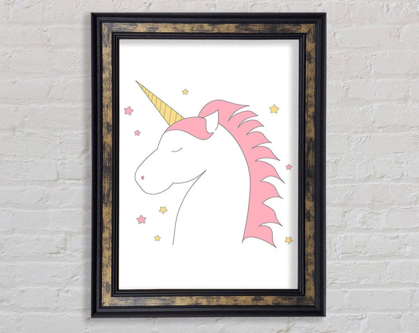 Magical Unicorn Framed Print