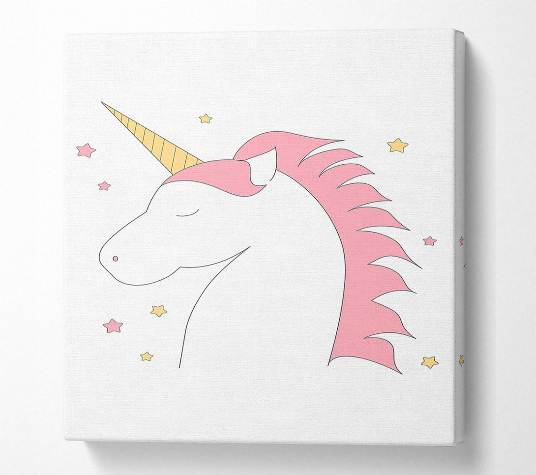  A Canvas Print of Magical Unicorn Canvas Wall Art