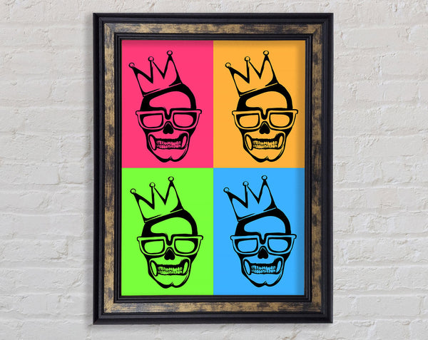 Prince Skull Lord Framed Print