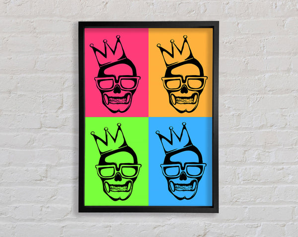 Prince Skull Lord Framed Print