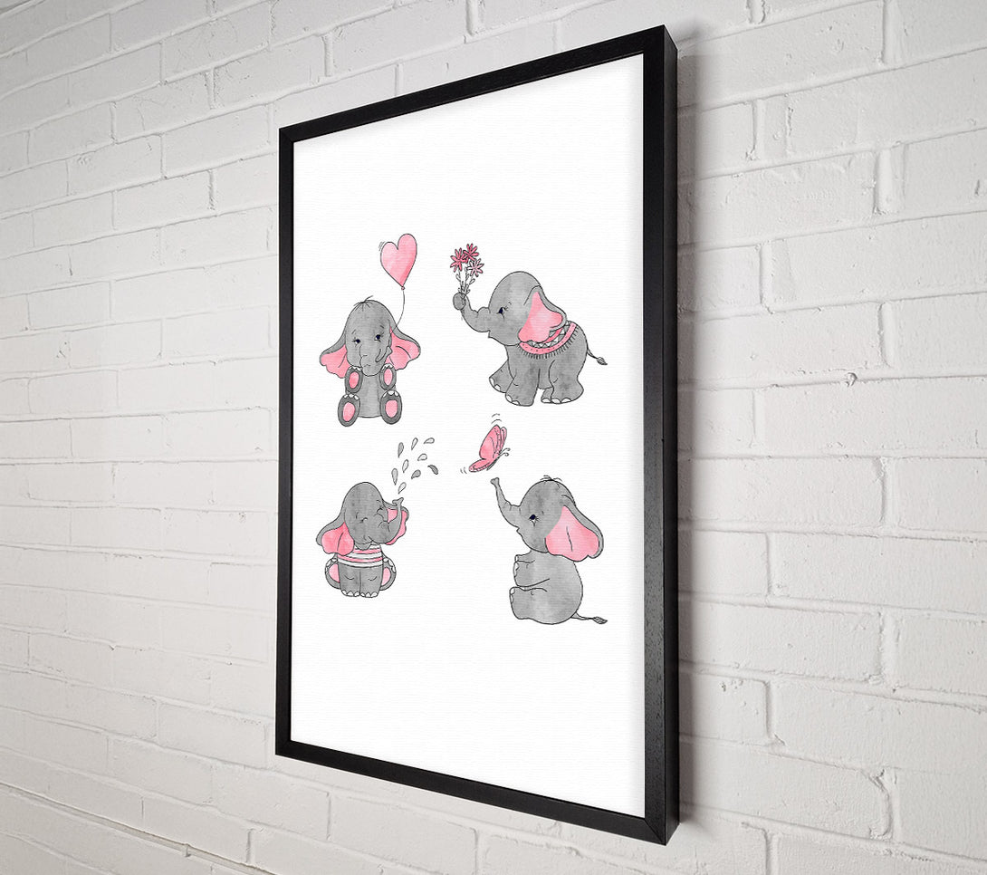  A Canvas Print of Elephant Fun Canvas Art