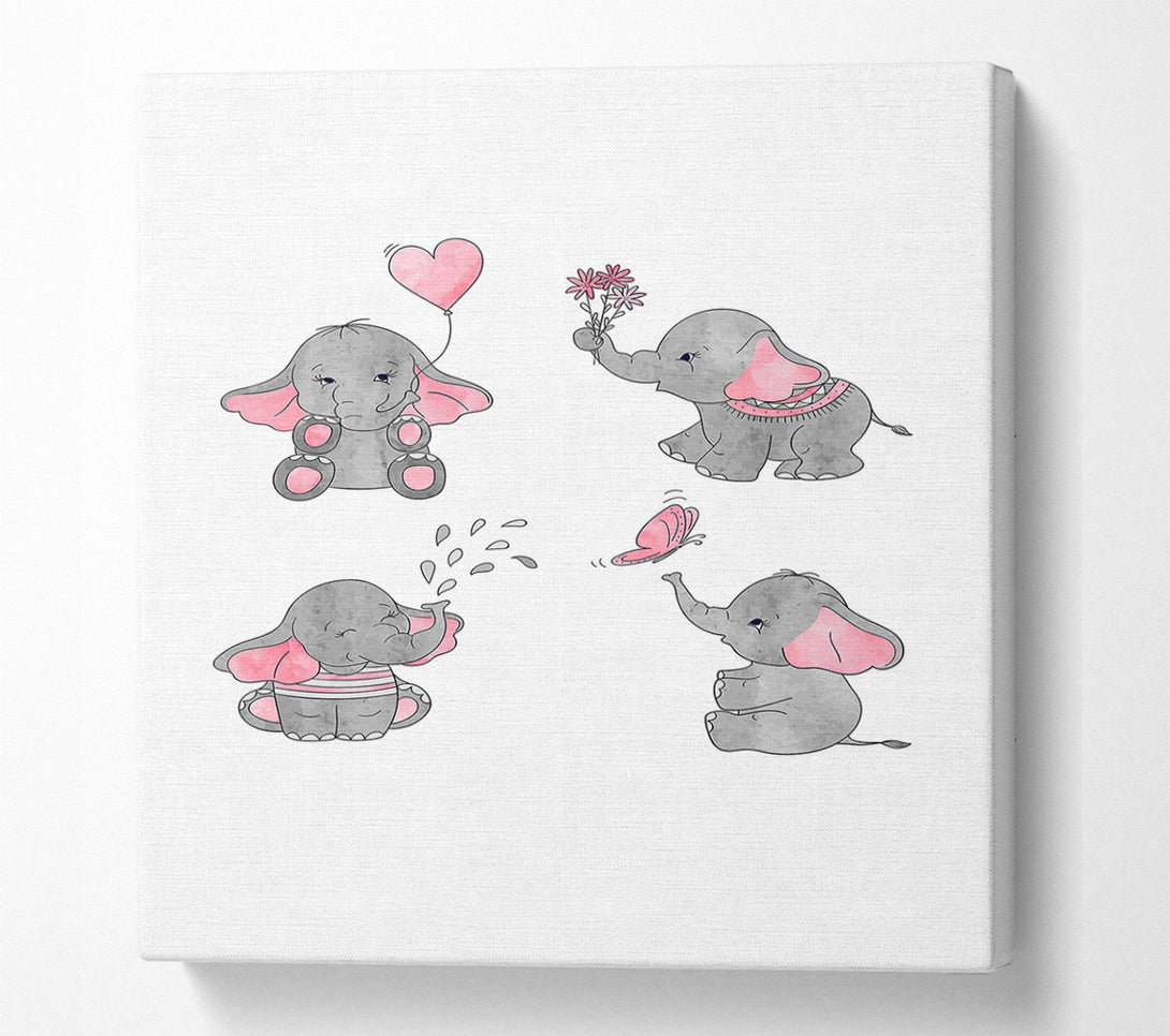  A Canvas Print of Elephant Fun Canvas Art