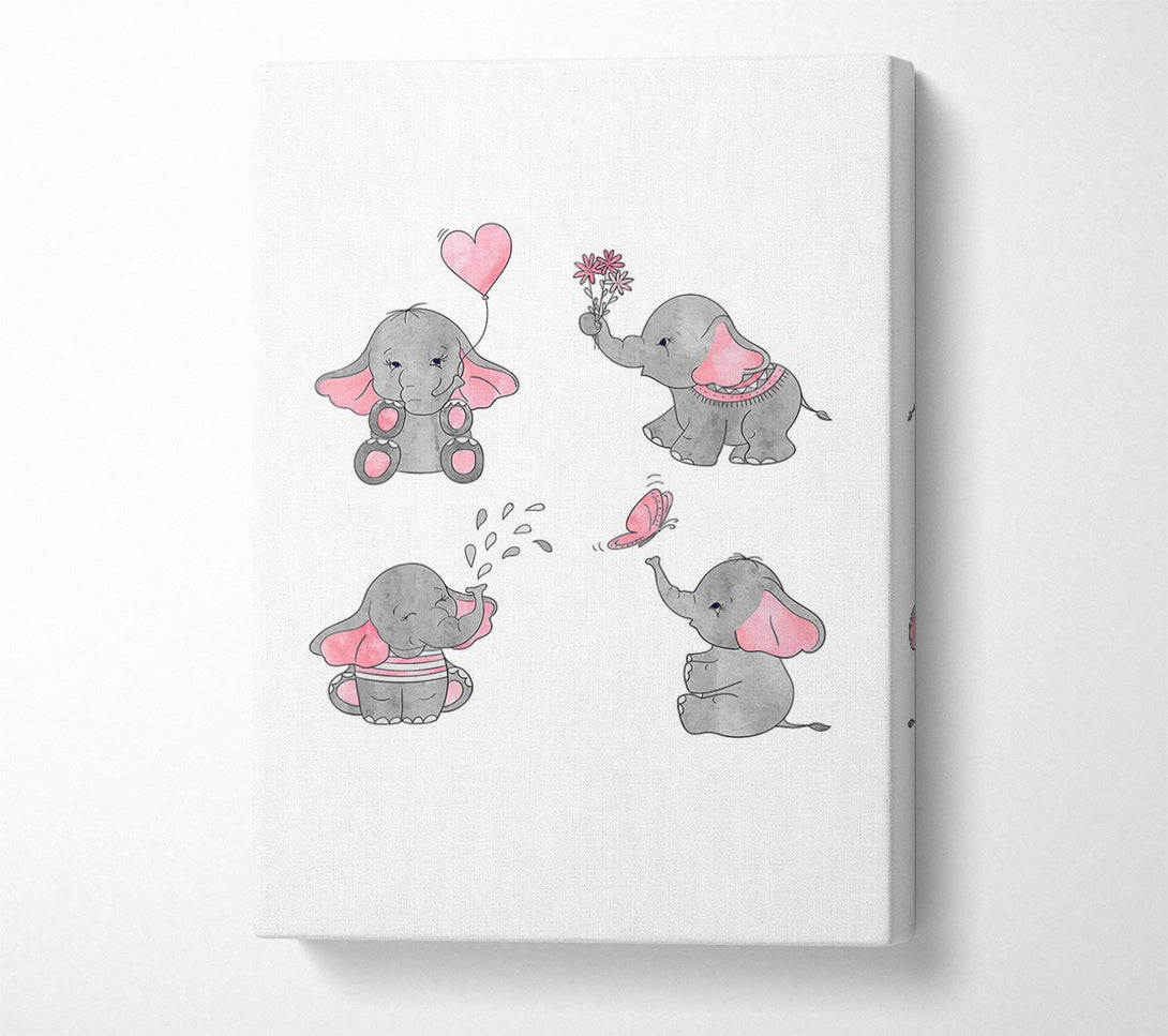  A Canvas Print of Elephant Fun Canvas Art