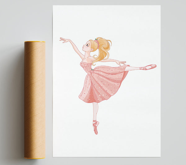 Elegant Ballerina Print