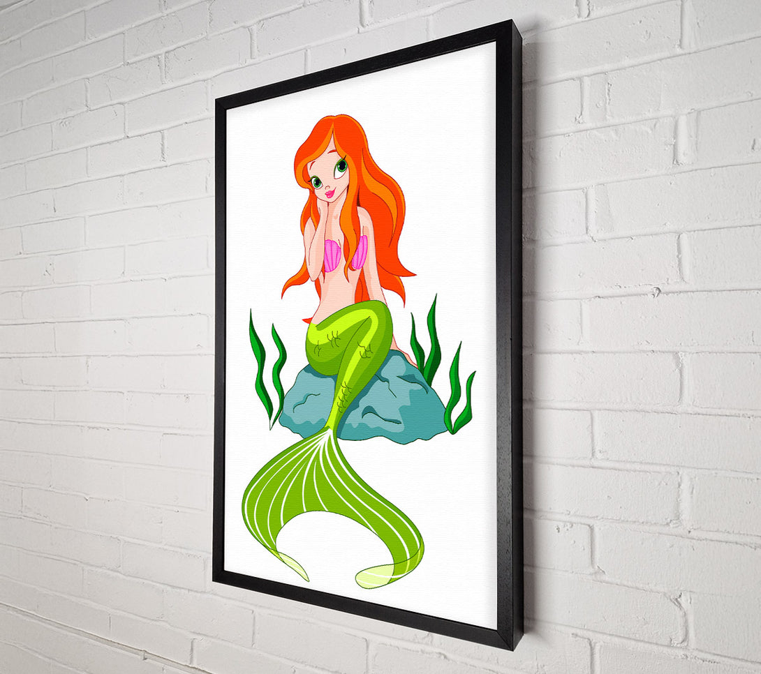  A Canvas Print of Mermaid Beauty Canvas Wall Art