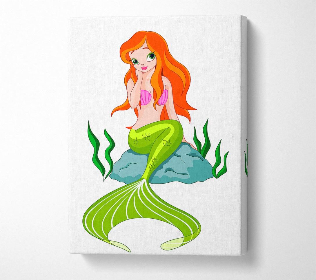  A Canvas Print of Mermaid Beauty Canvas Wall Art