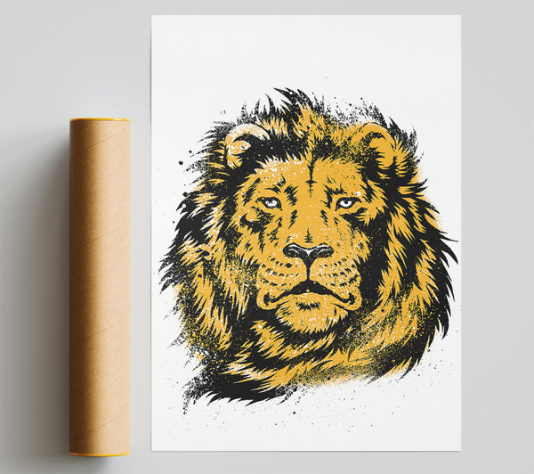 Proud Lion Poster