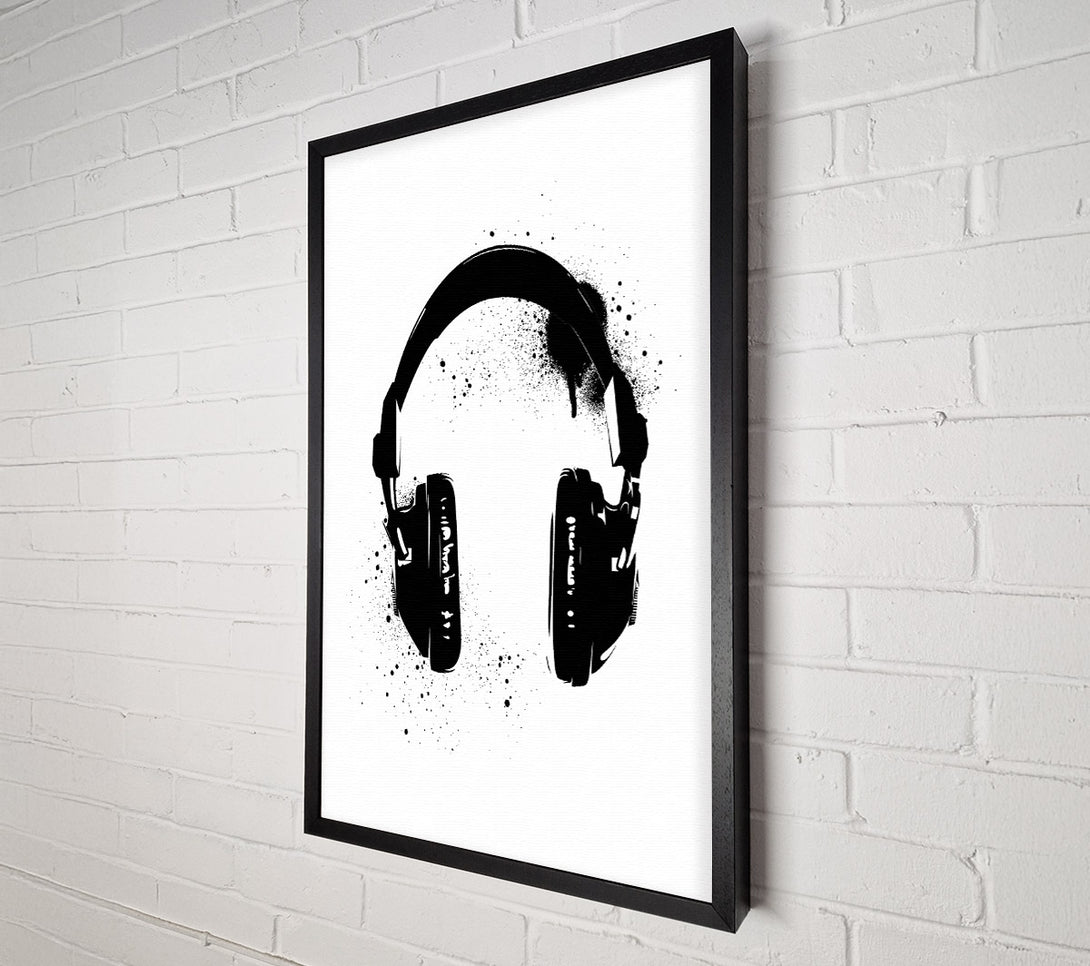  A Canvas Print of Headphone Funk Canvas Print
