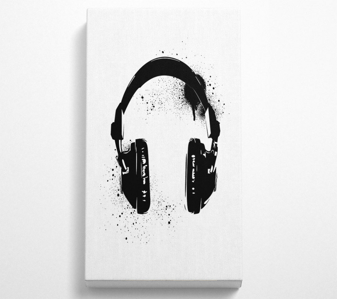  A Canvas Print of Headphone Funk Canvas Print