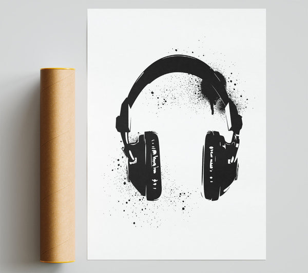 Headphone Funk Print