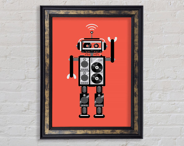Robot Dance Framed Print