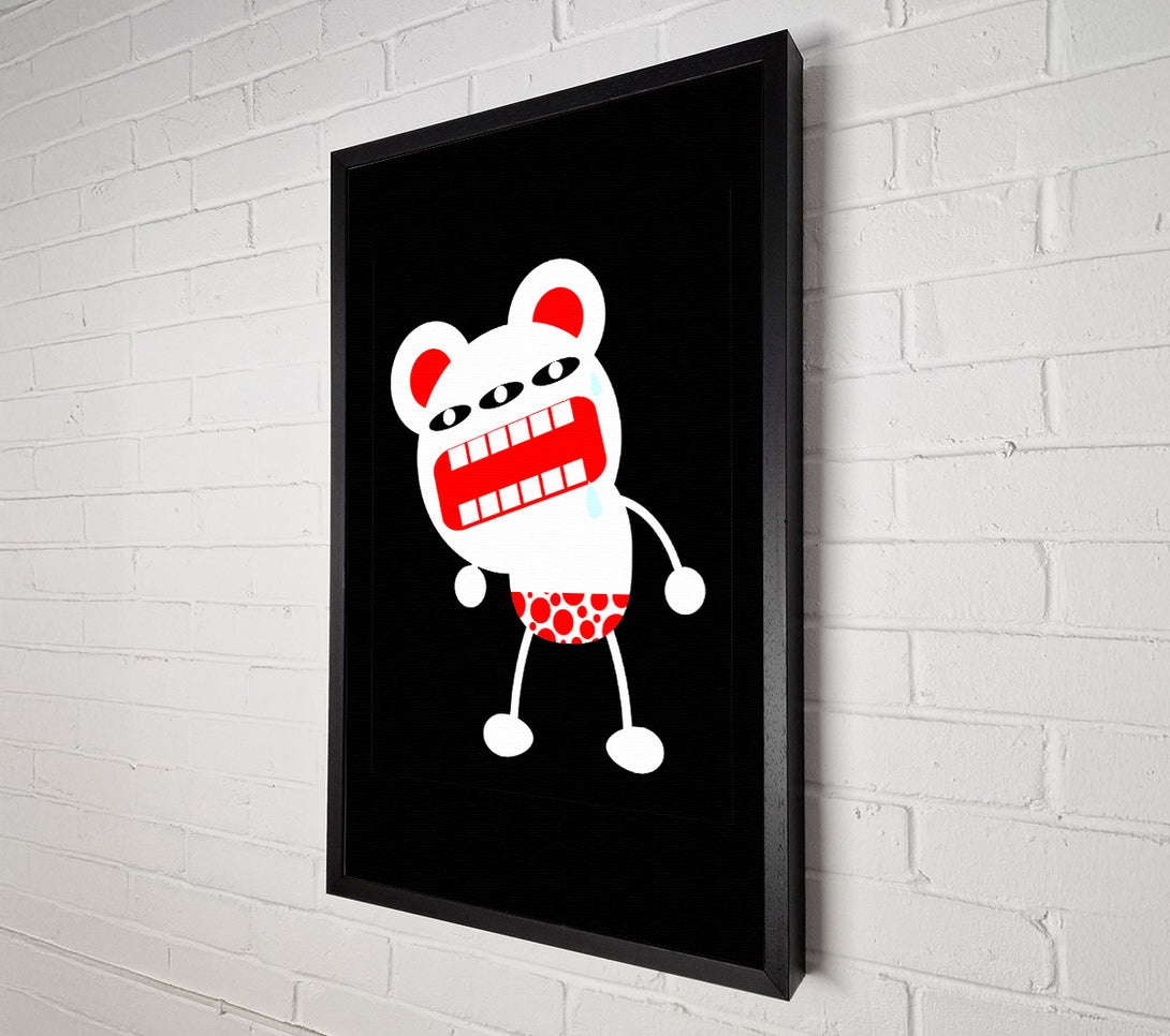  A Canvas Print of Angry Monster Mouth Canvas Art