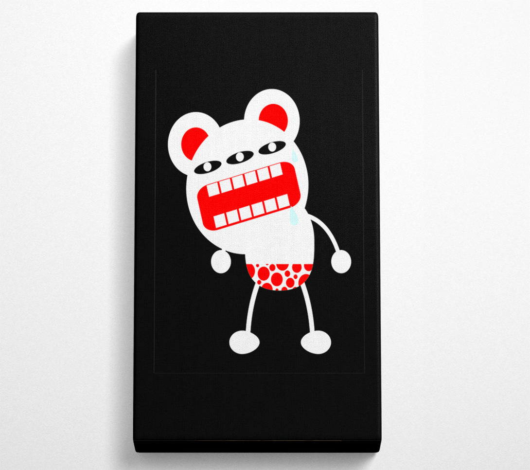  A Canvas Print of Angry Monster Mouth Canvas Art