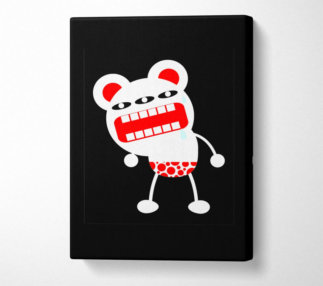  A Canvas Print of Angry Monster Mouth Canvas Art
