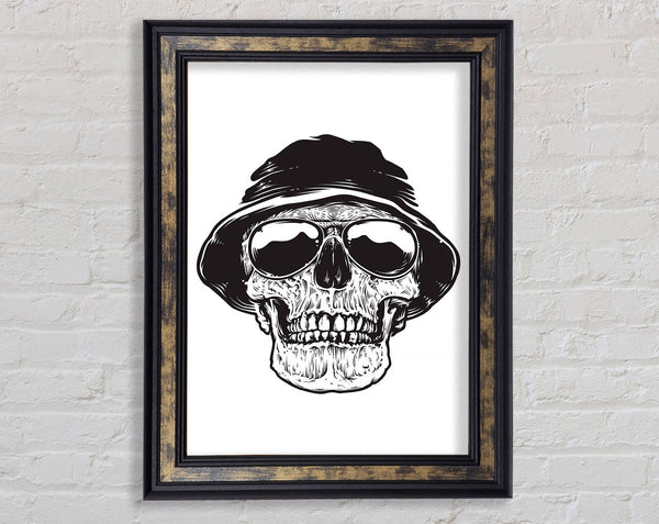 Cool Skull Framed Print