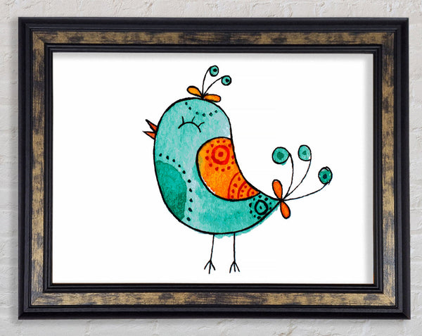Cute Bird Framed Print