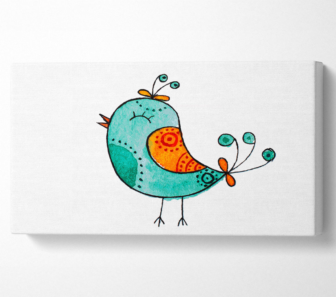  A Canvas Print of Cute Bird Canvas Print