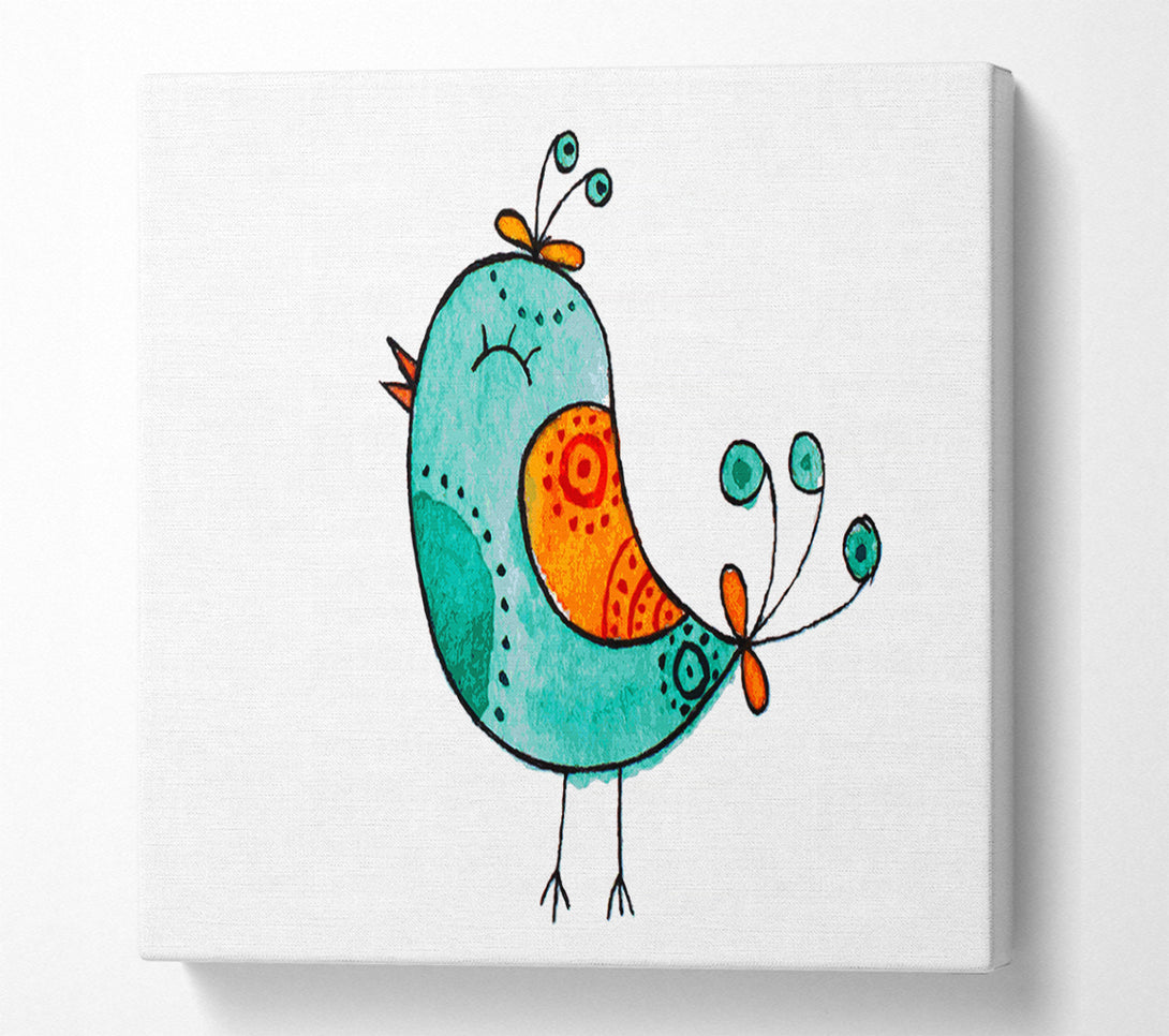  A Canvas Print of Cute Bird Canvas Print