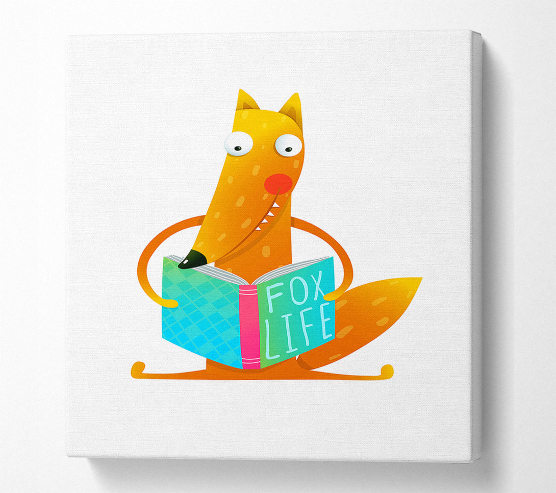  A Canvas Print of Fox Life Canvas Art