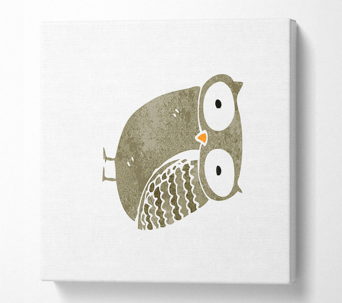  A Canvas Print of Wise Owl Canvas Wall Art