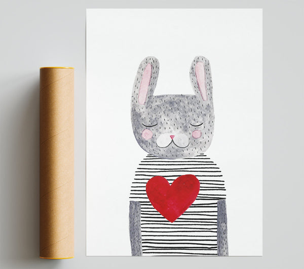 Cat Heart Giclee Print