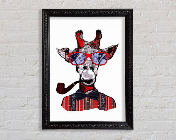 Funky Giraffe 1 Framed Print