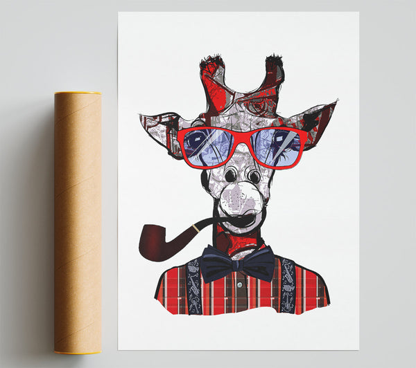 Funky Giraffe 1 Poster