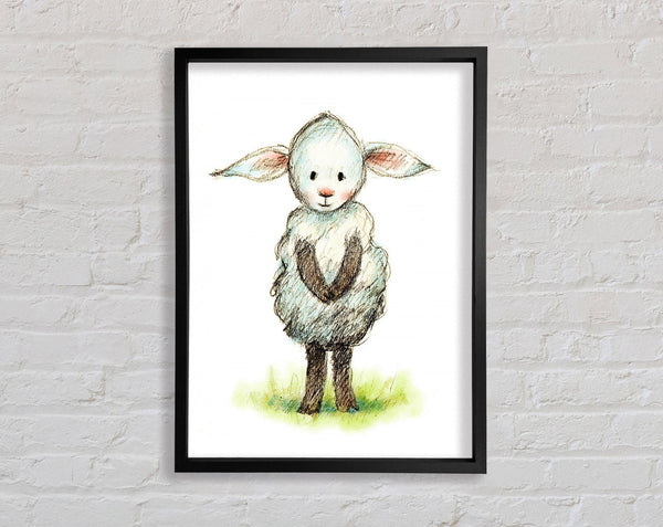 Schüchternes Schaf