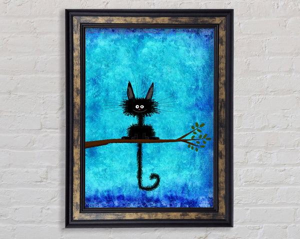 Happy Black Cat
