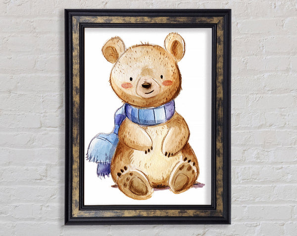 Winter Bear Framed Print