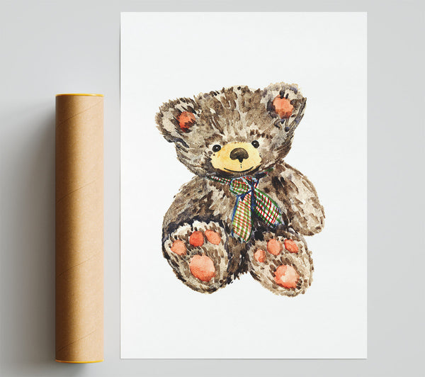 Teady Bear Tie Print