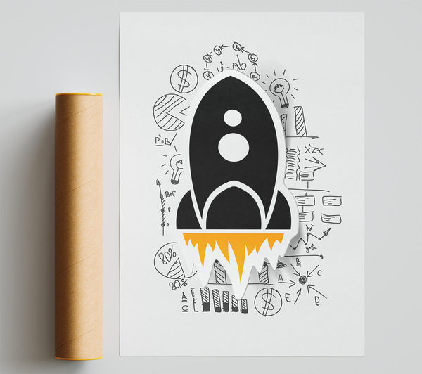 Rocket Blast 1 Print