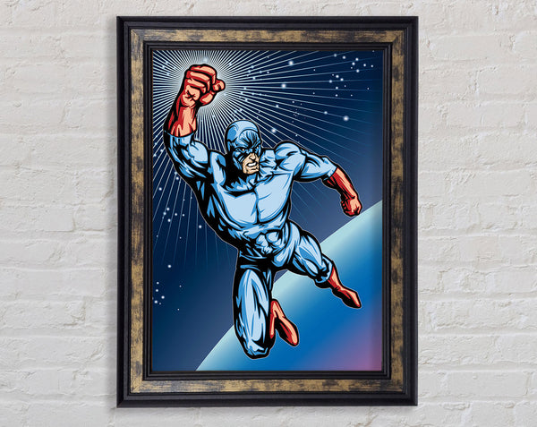 Superhero 4 Framed Print